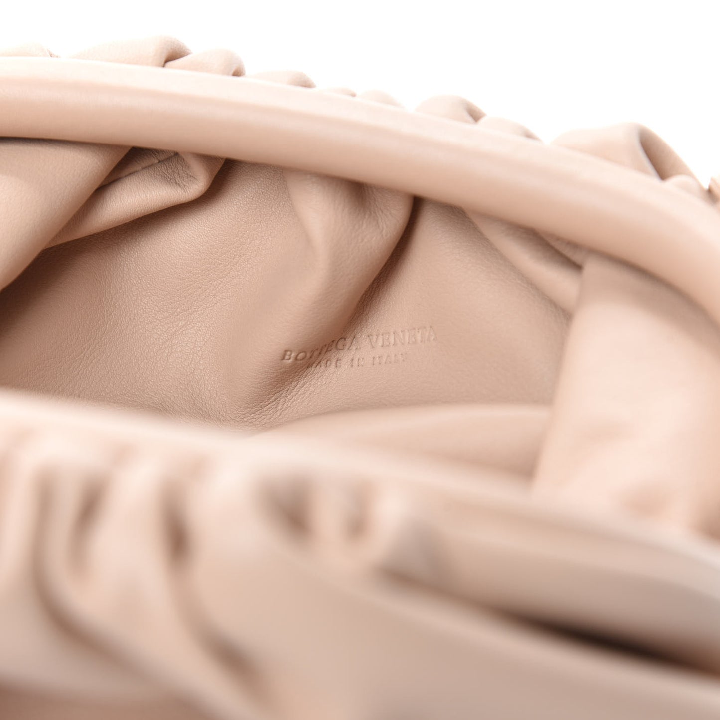Butter Calfskin The Mini Pouch Almond