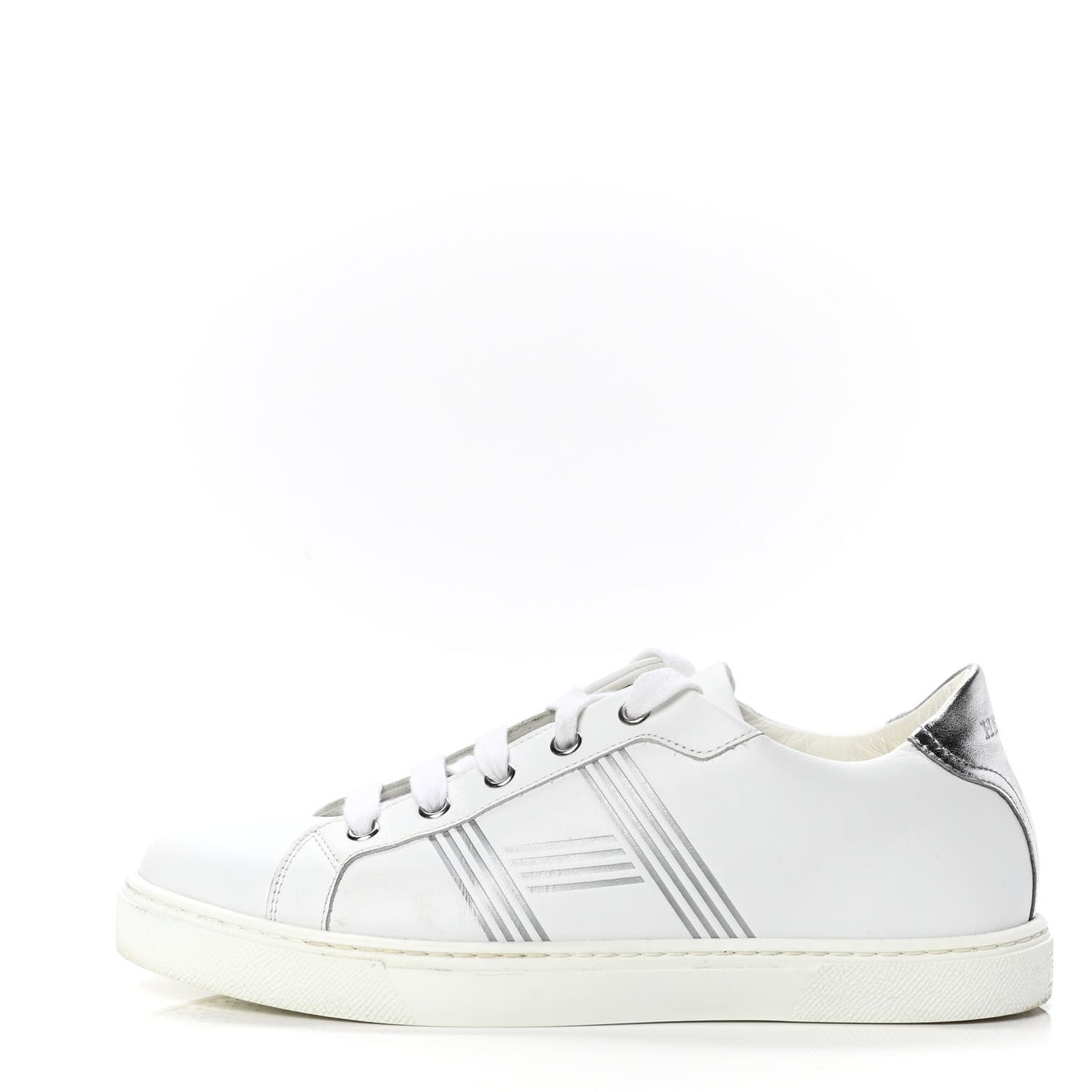 Nappa Womens Avantage Sneakers 38 White Argent