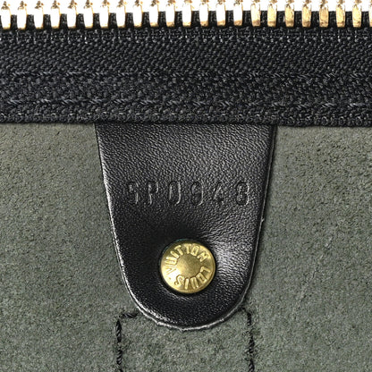 Louis Vuitton Epi Keepall 55 Black 5 of 10