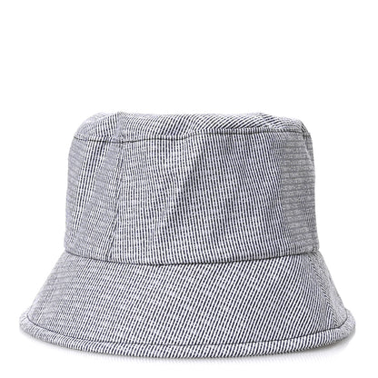 Chanel Cotton Bucket Hat M Navy White 6 of 10