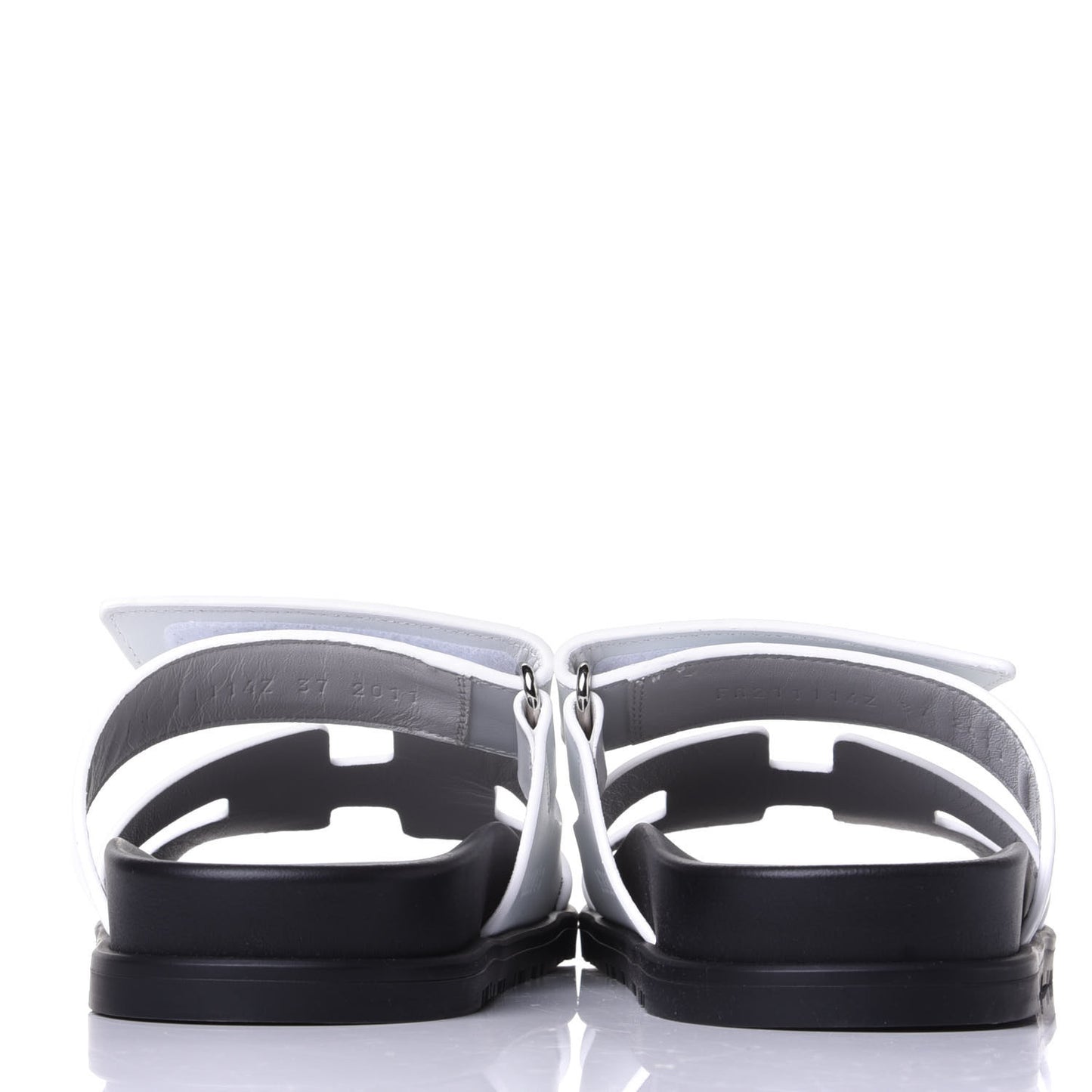 Calfskin Womens Chypre Sandals 37 White