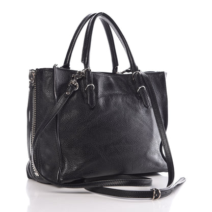 Balenciaga Calfskin Papier Mini A4 Zip Around Tote Black 2 of 6