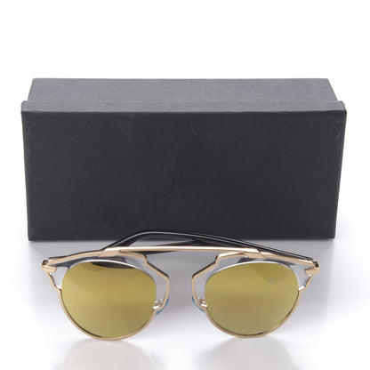 Christian Dior Mirrored So Real Sunglasses Gold 7 of 7
