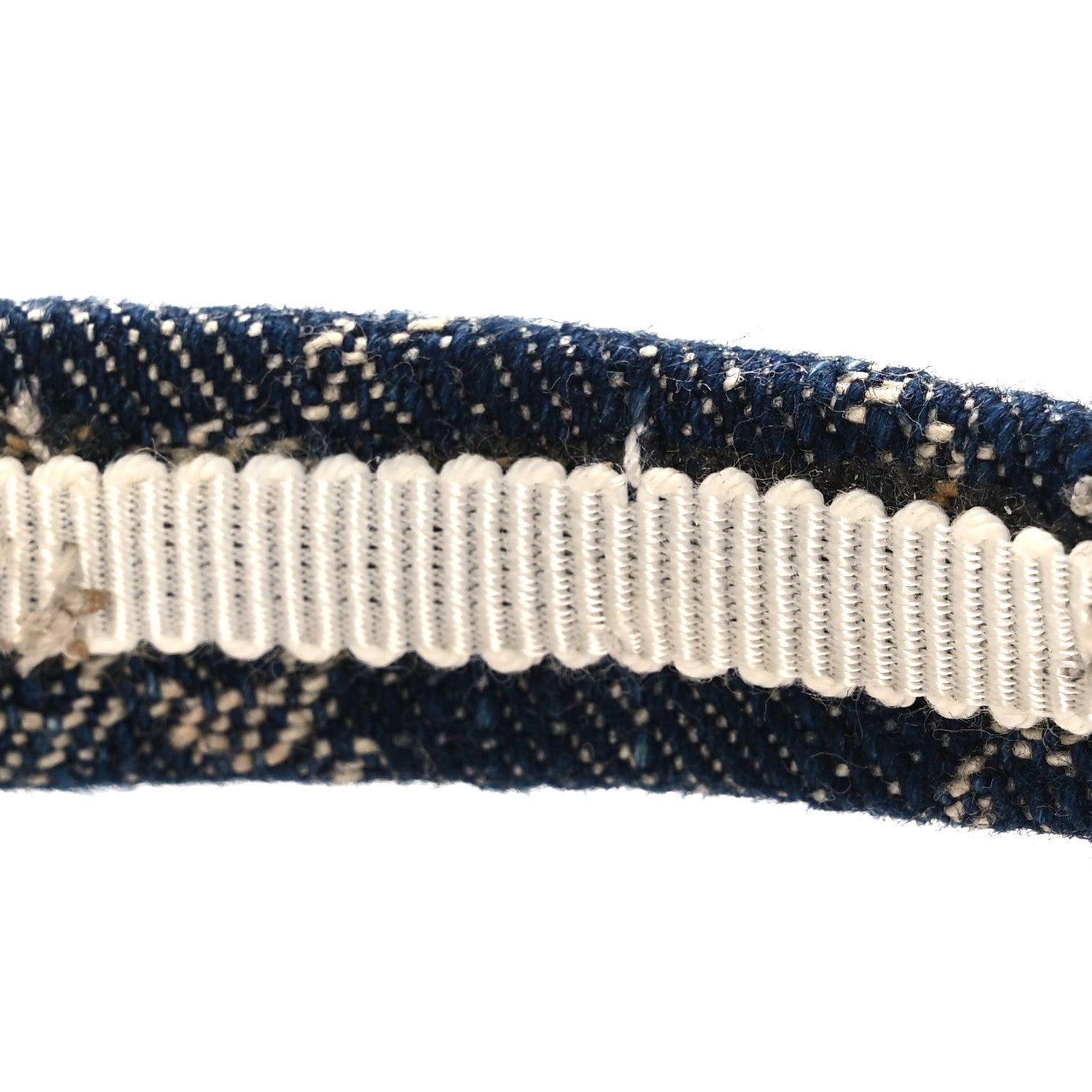 Gucci Denim Monogram Headband 5 of 6