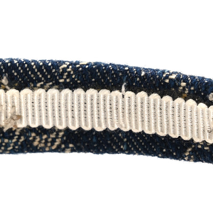 Gucci Denim Monogram Headband 5 of 6