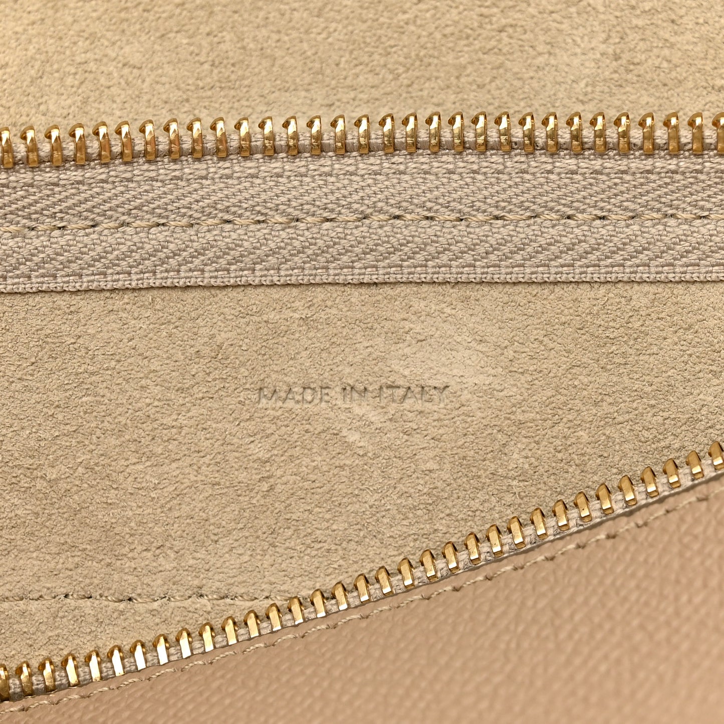 Grained Calfskin Nano Belt Bag Light Taupe