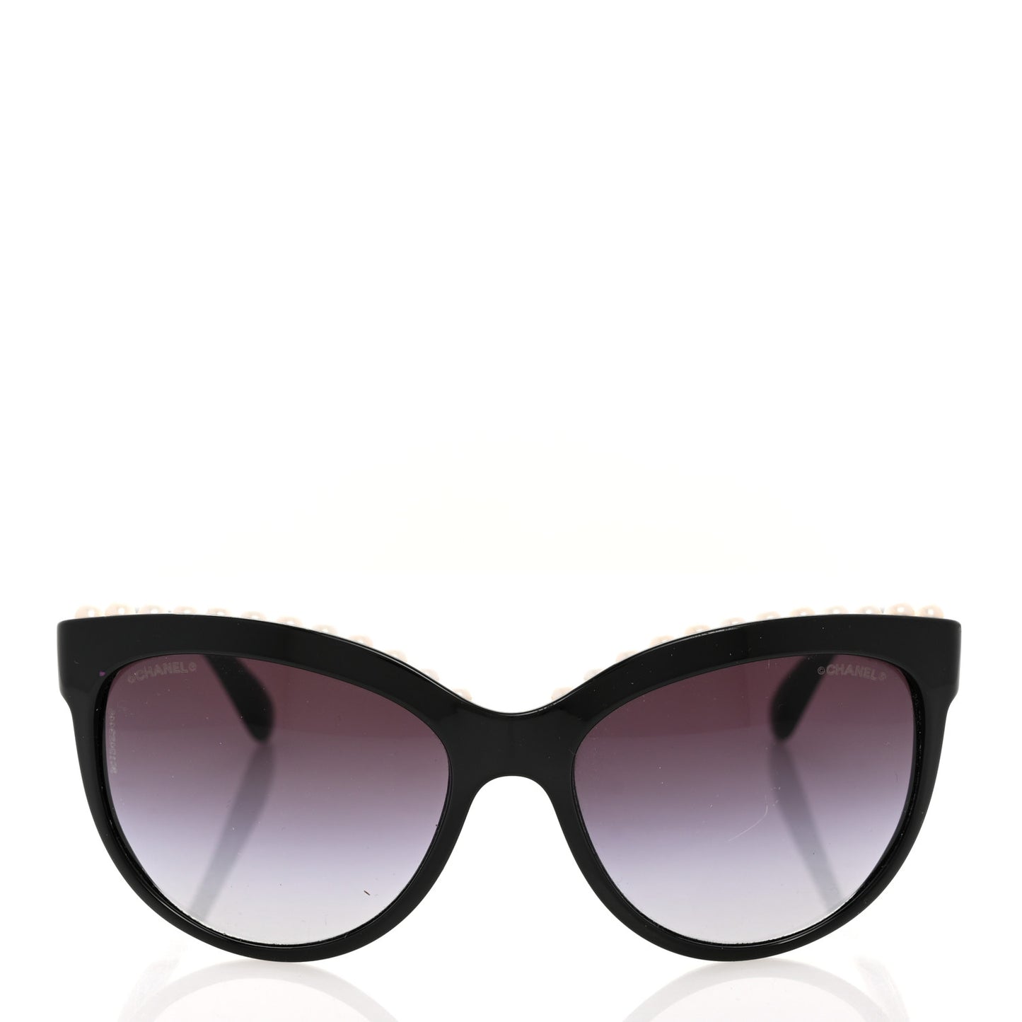 Freshwater Cultured Pearl Butterfly Sunglasses 6040-H Black