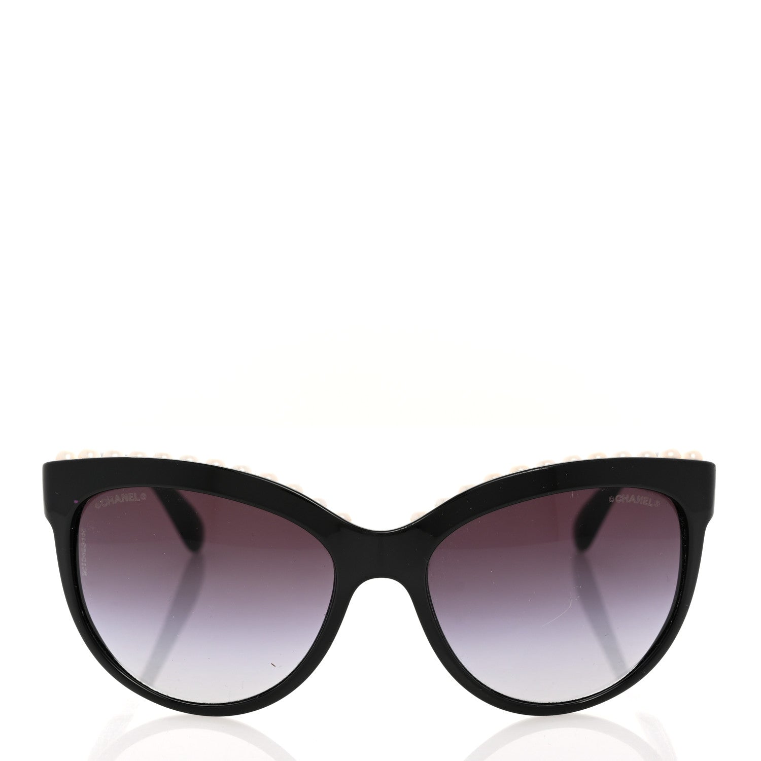 Chanel Freshwater Cultured Pearl Butterfly Sunglasses 6040-H Black 2 of 9