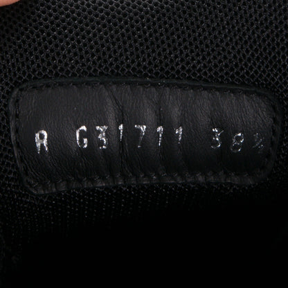 Chanel Calfskin CC Sneakers 38.5 Black White 7 of 8