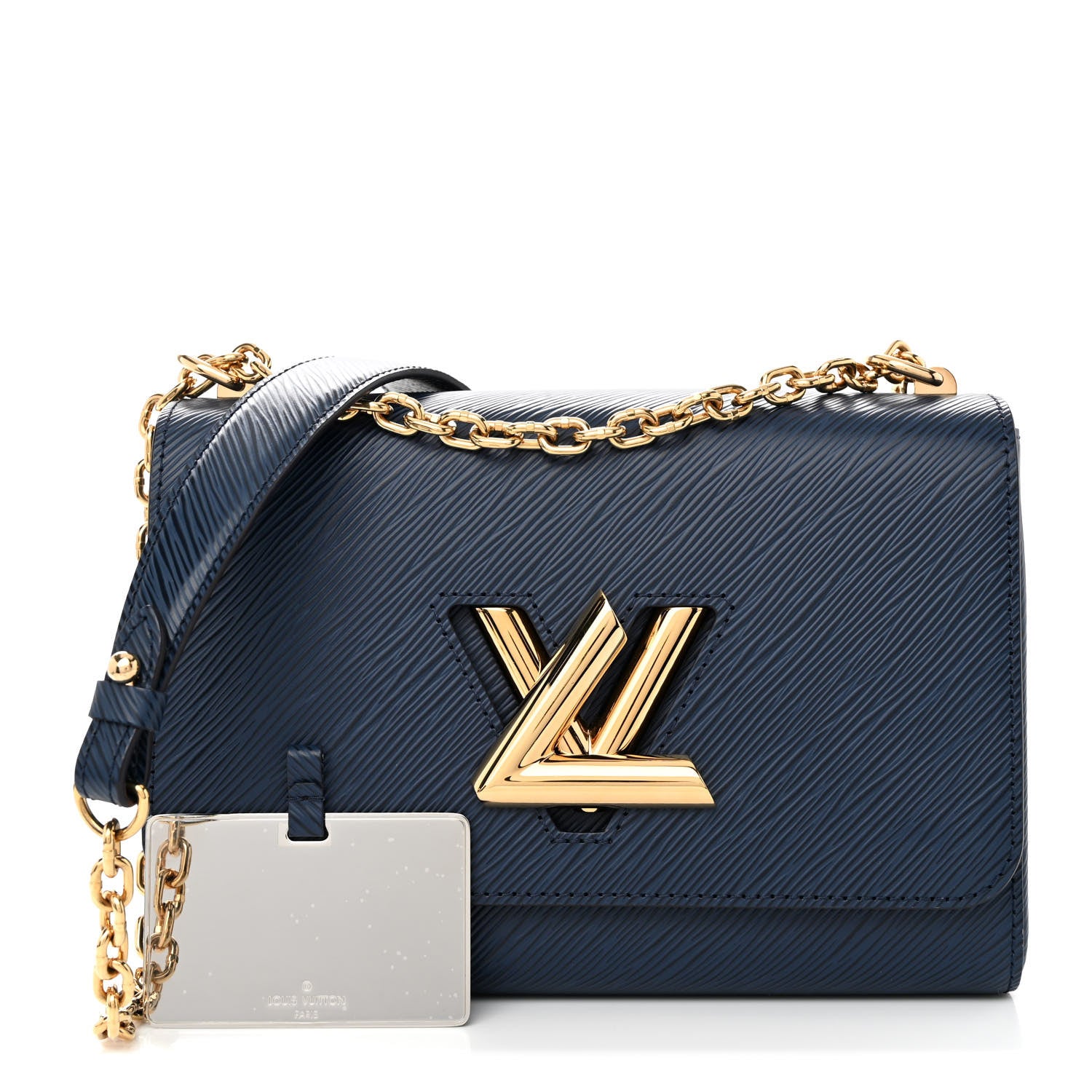 Louis Vuitton Epi Twist Shoulder Bag MM Indigo 1 of 11