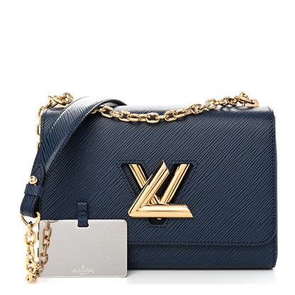 Louis Vuitton Epi Twist Shoulder Bag MM Indigo 1 of 11