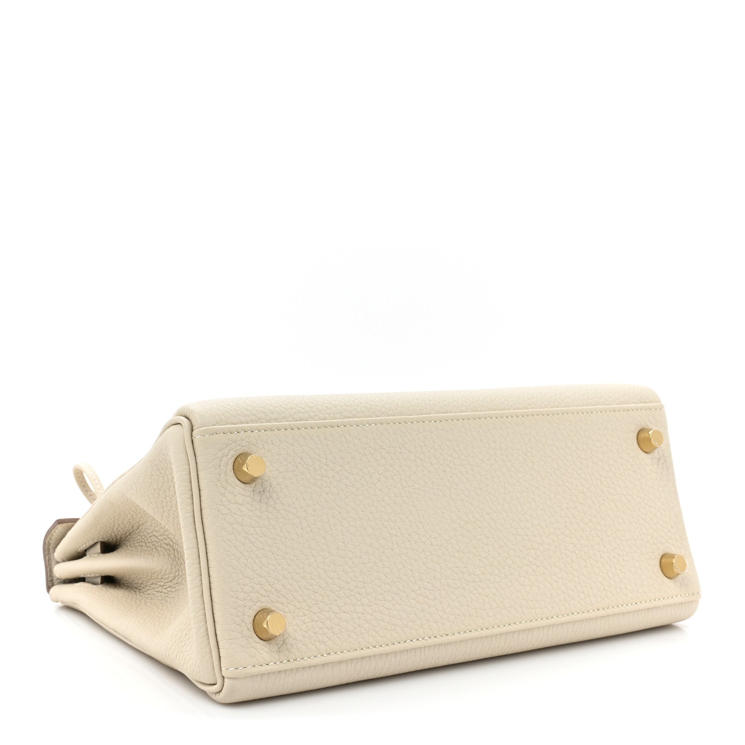 Hermes Togo Kelly Retourne 25 Craie 4 of 8