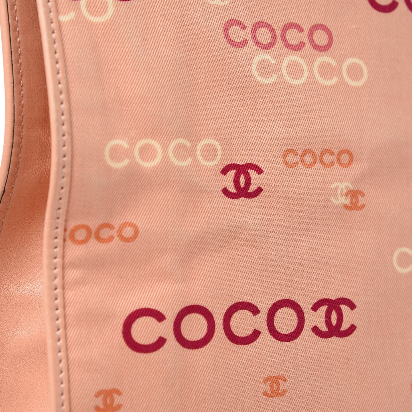 Canvas Coco Shopping Tote Pink