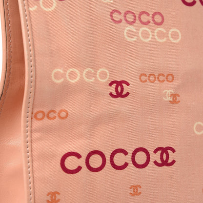Chanel Canvas Coco Shopping Tote Pink 12 of 14