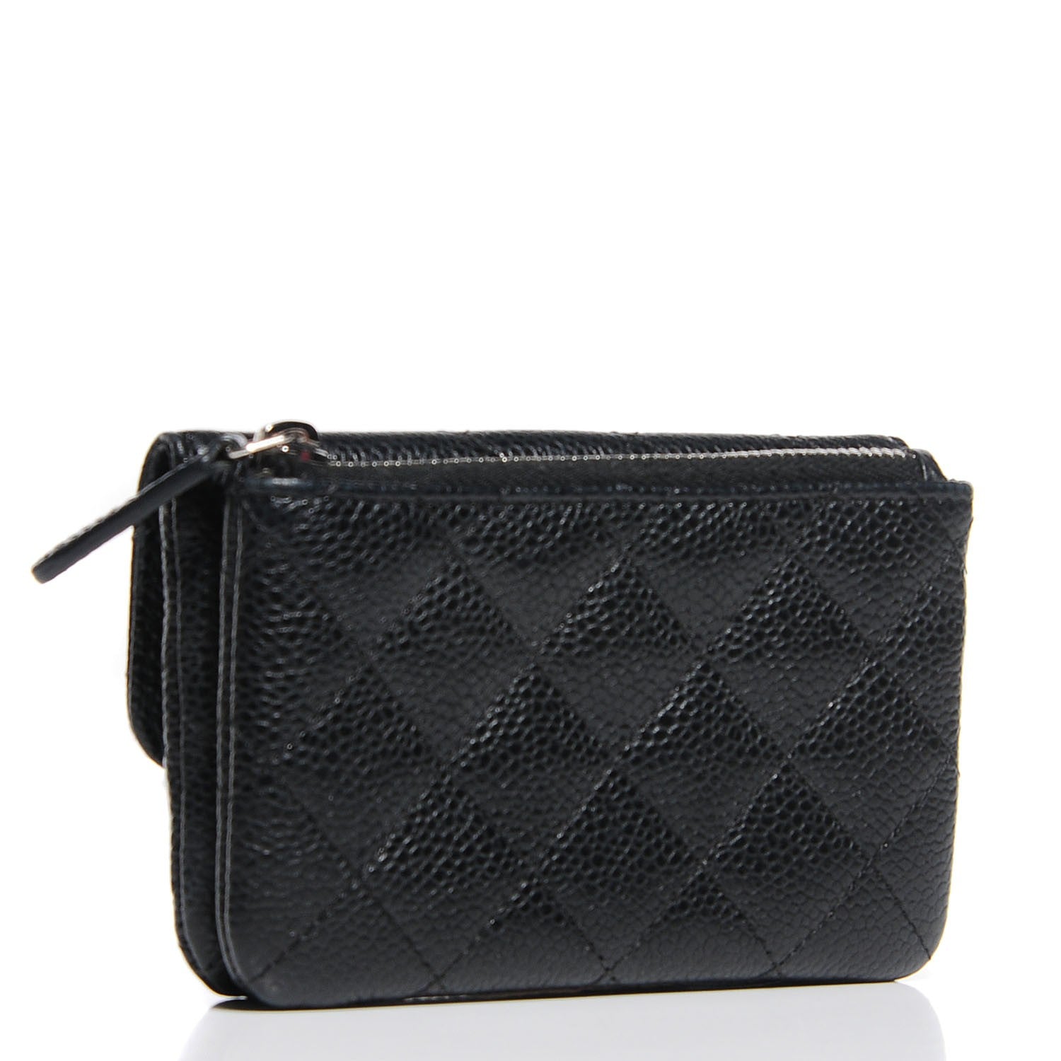 Chanel Caviar Quilted Coin Purse Black 3 of 9