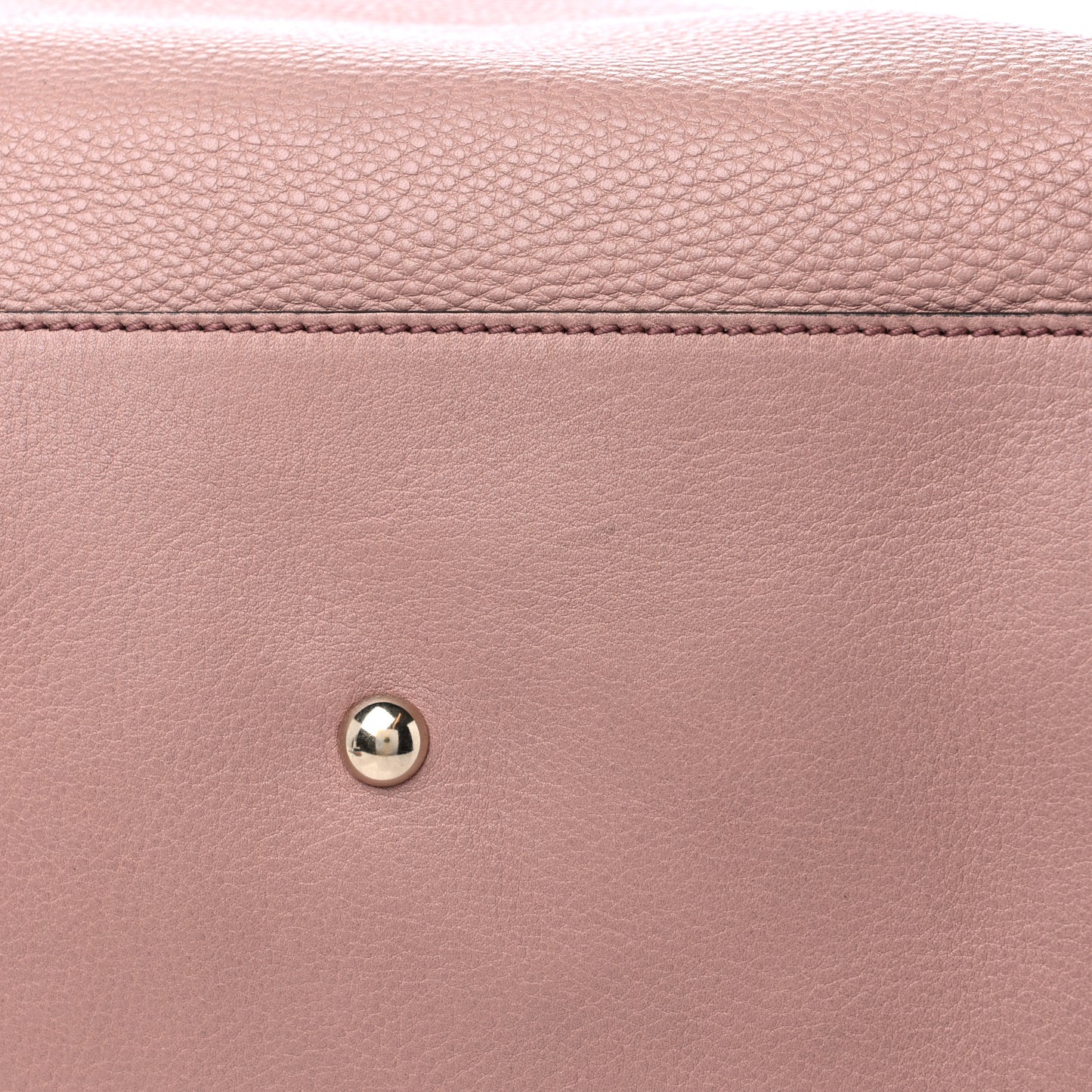 Pebbled Calfskin Medium Soho Shoulder Bag Dark Cipria