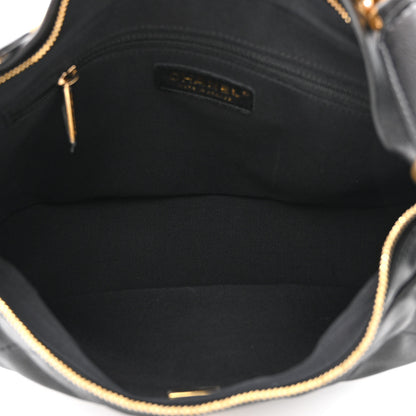 Chanel Calfskin Quilted Daily Hobo Black 5 of 11