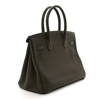 Hermes Togo Birkin 30 Vert De Gris 3 of 11