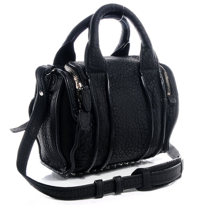 Alexander Wang Pebbled Leather Inside Out Rockie Black 3 of 6