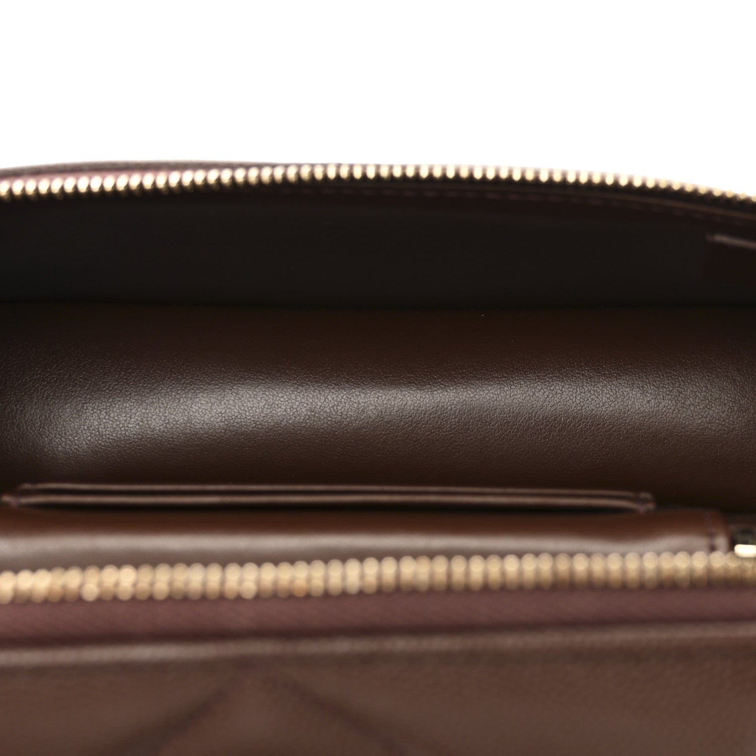 Chanel Caviar Quilted Top Handle Slim Vanity With Chain Dark Brown 5 of 10