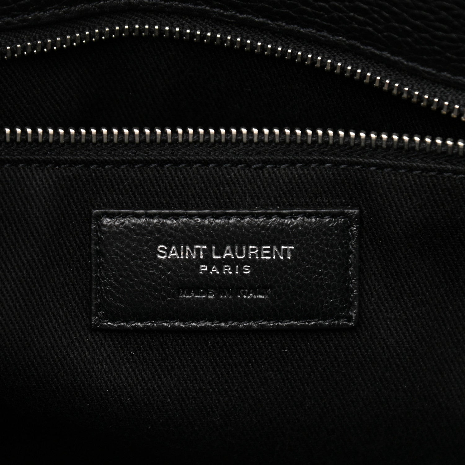Saint Laurent Grained Calfskin Sac De Jour Souple Duffle 36H Asphalt Black 6 of 10