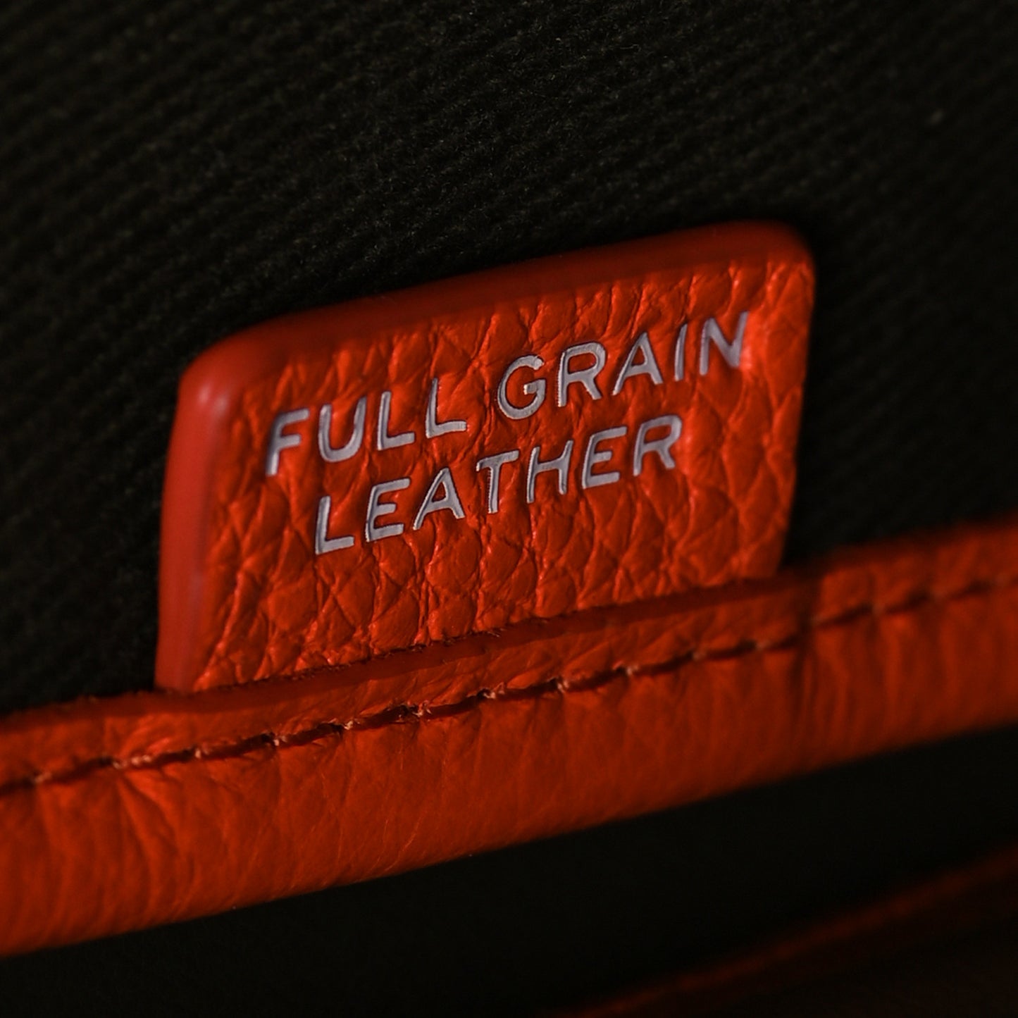 Grained Calfskin Medium The Tote Bag Dragon Fire