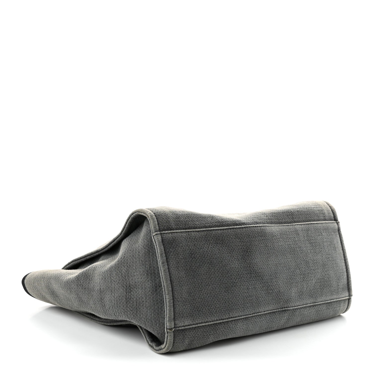Chanel Canvas Medium Deauville Tote Grey 4 of 10