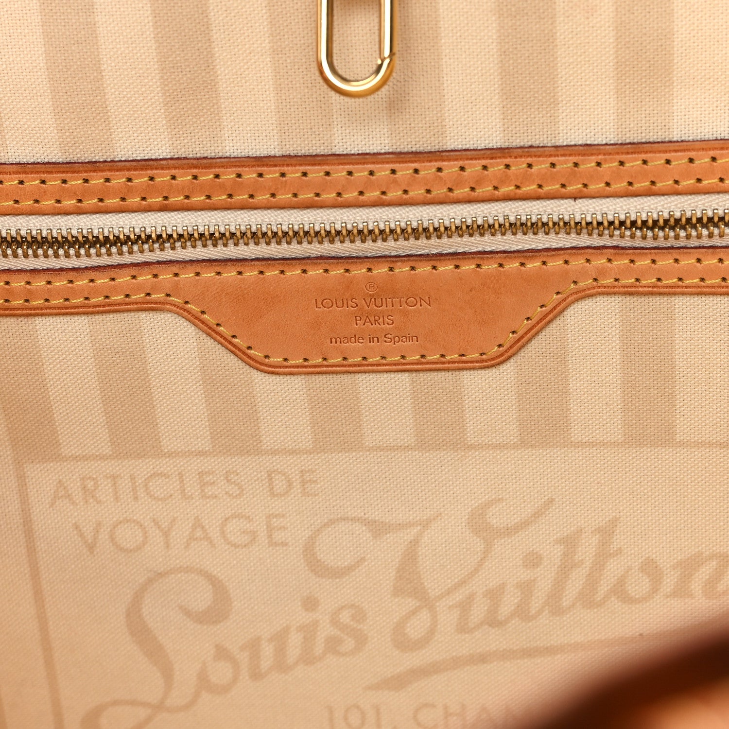 Louis Vuitton Monogram Rayures Neverfull GM 6 of 12