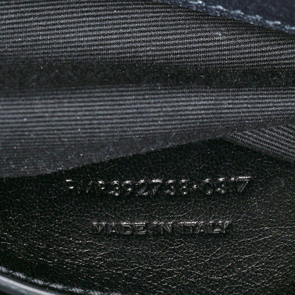 Saint Laurent Sheepskin Matelasse Chevron Monogram Large College Satchel Navy Blue 8 of 16