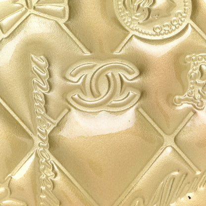 Chanel Patent Calfskin Lucky Symbols Pochette Gold 8 of 17