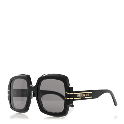 Christian Dior Acetate Diorsignature S1U Square Sunglasses Black 1 of 7