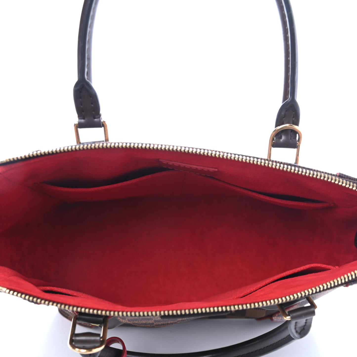 Damier Ebene Caissa Tote PM Cherry