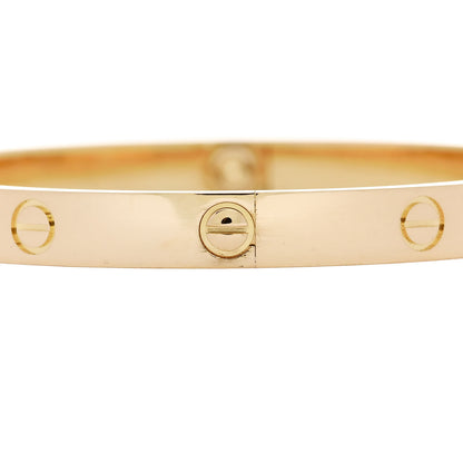 Cartier 18K Yellow Gold LOVE Bracelet 19 5 of 9