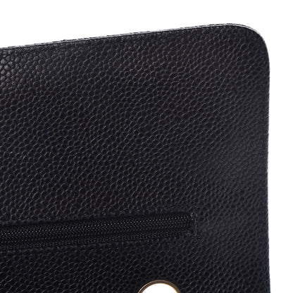 Chanel Caviar Quilted Medium Double Flap Black 13 of 22