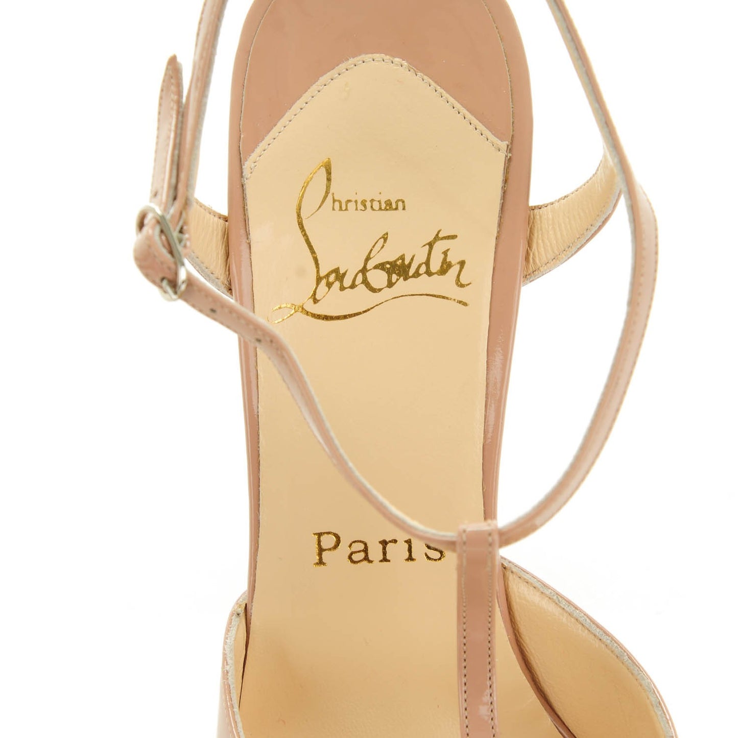 Vernice Coxinelle 100 T-Bar Pumps 36 Nude