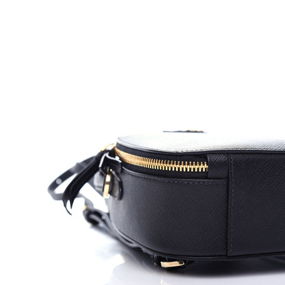 Prada Saffiano Lux Mini Odette Backpack Black 7 of 9