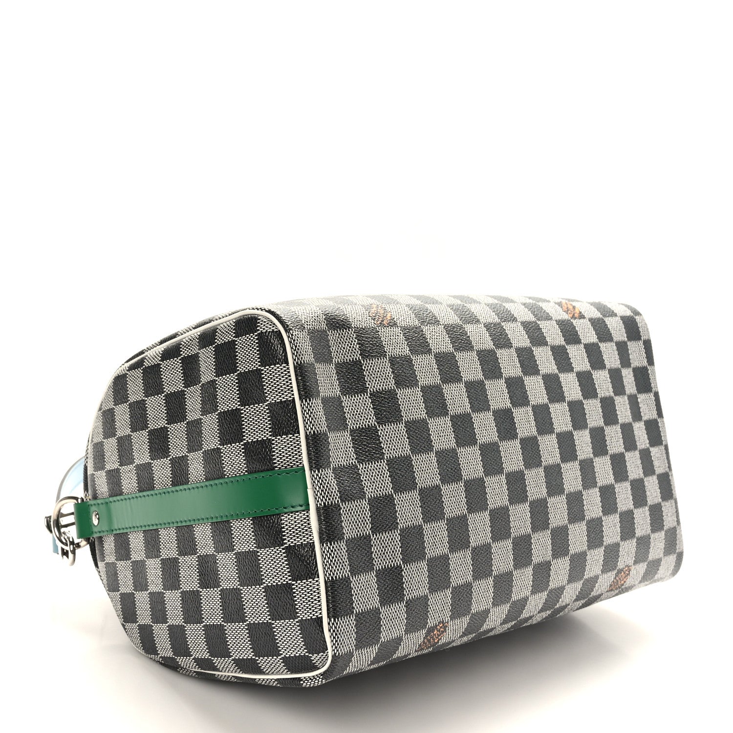 Louis Vuitton Damier Speedy Bandouliere 30 Black White 4 of 10