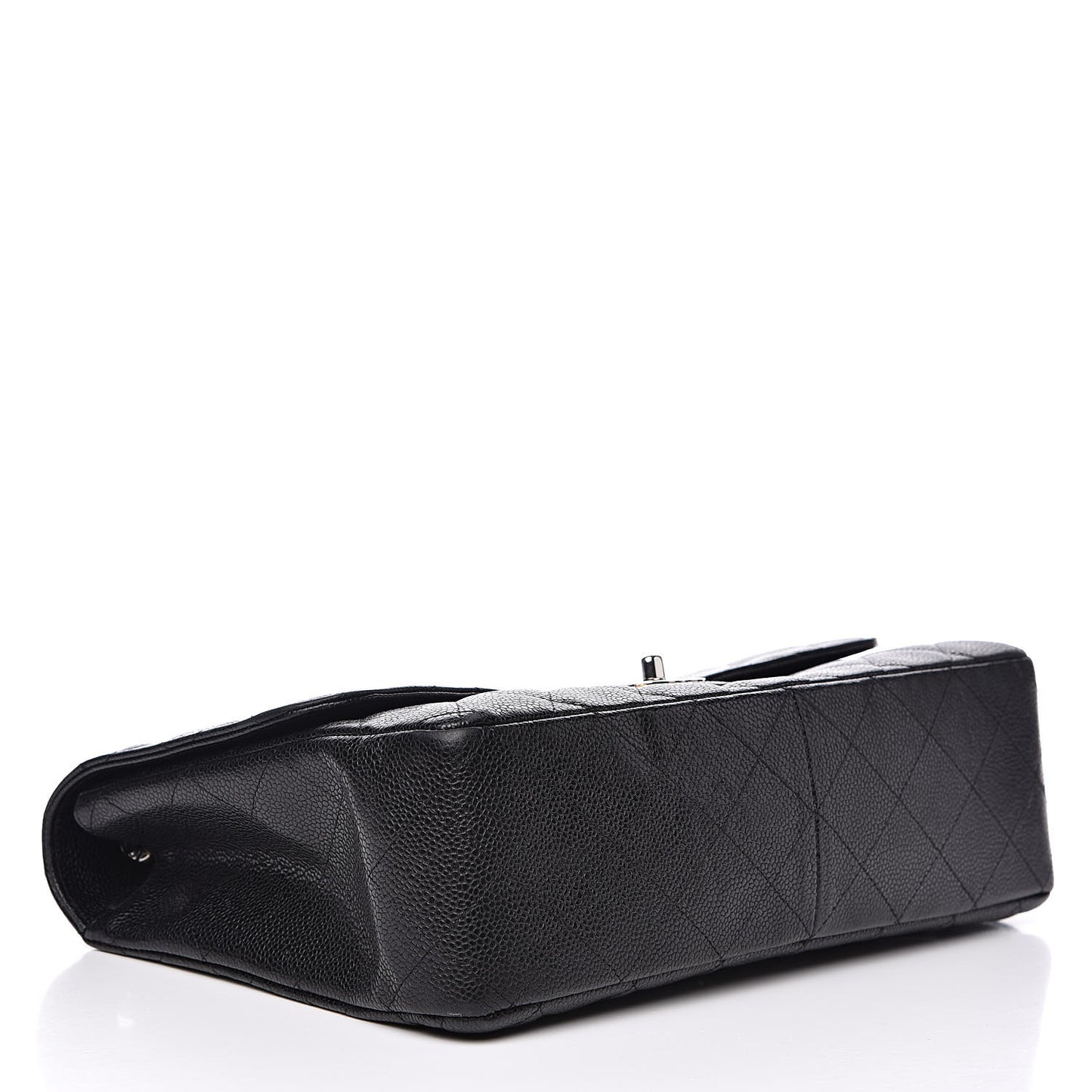 Caviar Quilted Jumbo Single Flap Black