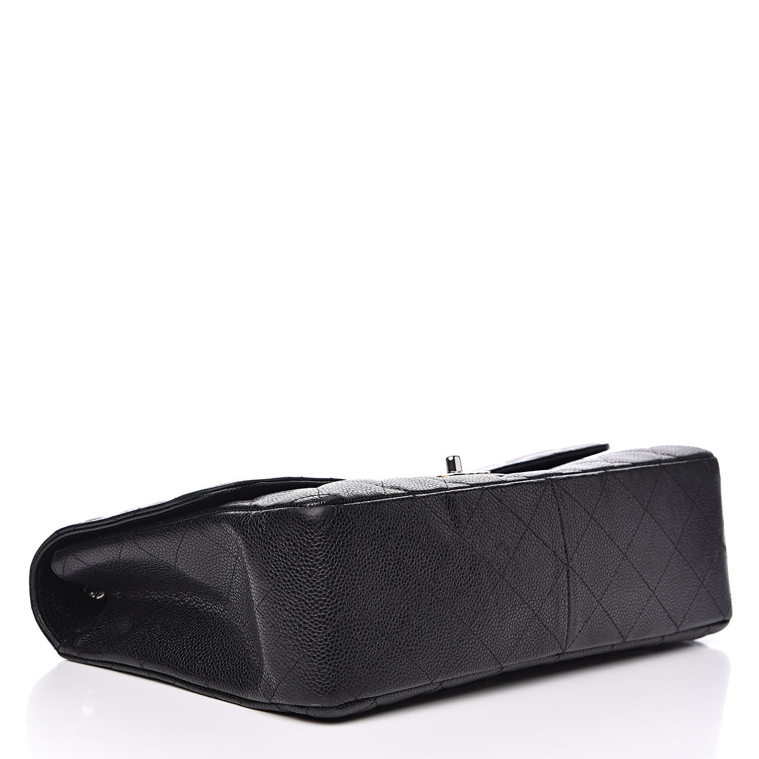Chanel Caviar Quilted Jumbo Single Flap Black 4 of 15