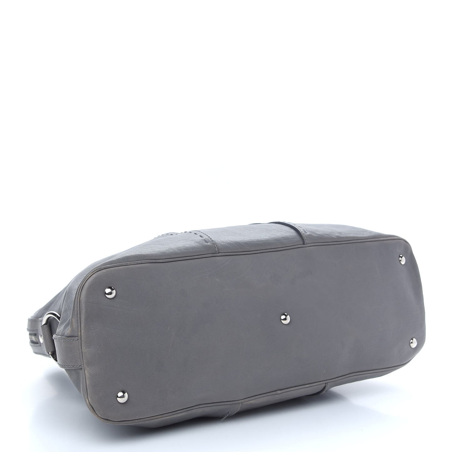 Calfskin Oversized Muse Gray