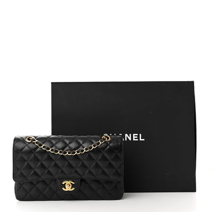 Chanel Caviar Quilted Medium Double Flap Black 13 of 13