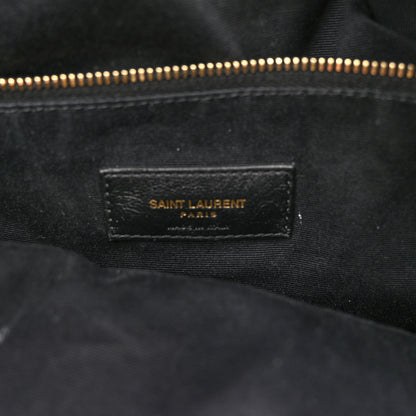 Saint Laurent Suede Leopard Print Camden Shopping Tote 7 of 11