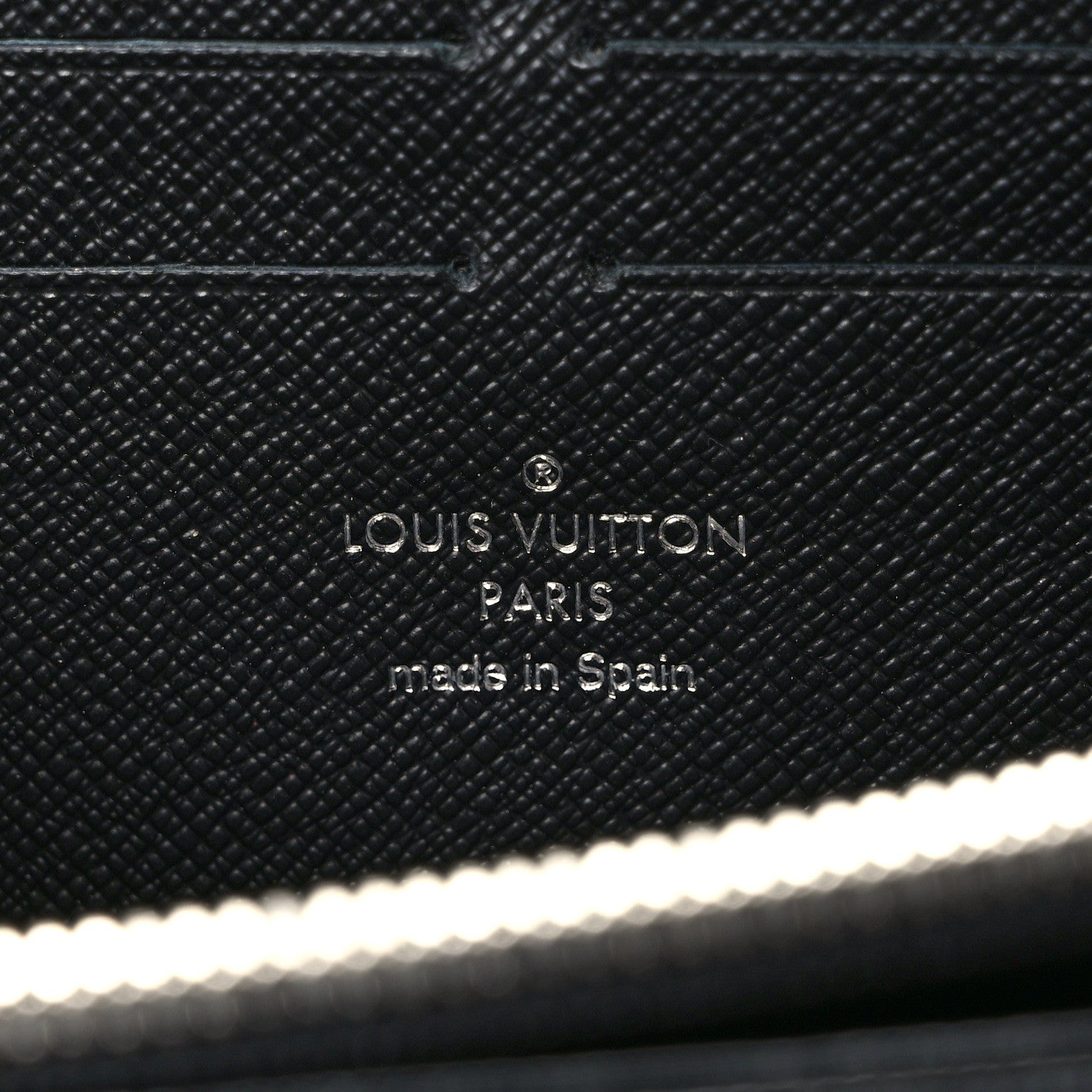 Louis Vuitton Epi Zippy Wallet Black 6 of 7
