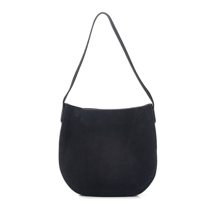 Mansur Gavriel Suede Shoulder Bag Navy 1 of 8