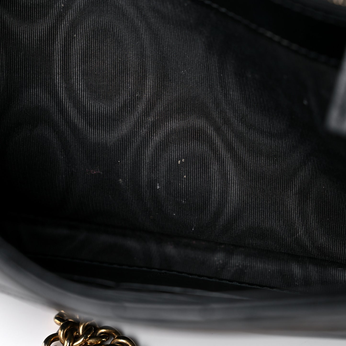 Calfskin Matelasse GG Marmont Chain Wallet Black