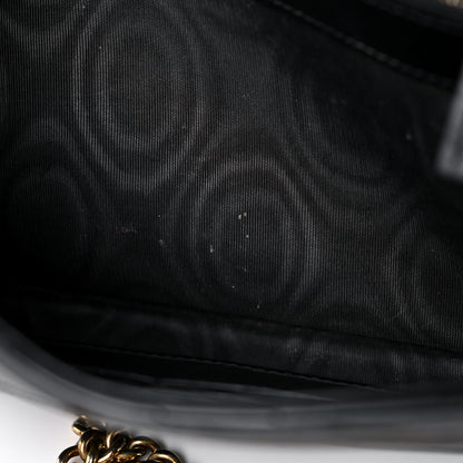 Gucci Calfskin Matelasse GG Marmont Chain Wallet Black 21 of 25