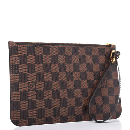 Louis Vuitton Damier Ebene Neverfull MM GM Pochette 3 of 10
