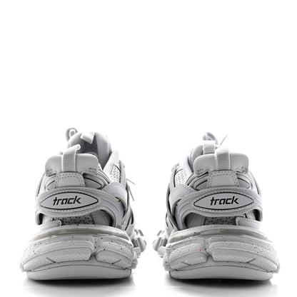 Balenciaga Rubber Mesh Fabric Monocolor Recycled Sole Womens Track Sneakers 35 Medium Grey 5 of 13