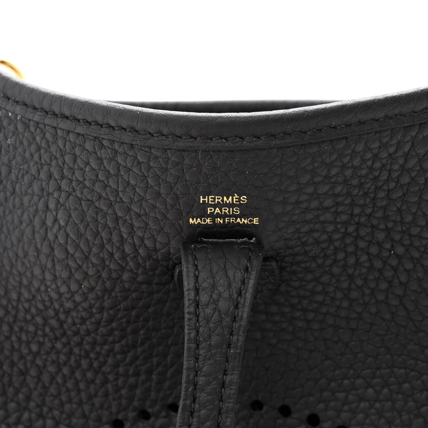 Hermes Taurillon Clemence Evelyne TPM Black 6 of 10