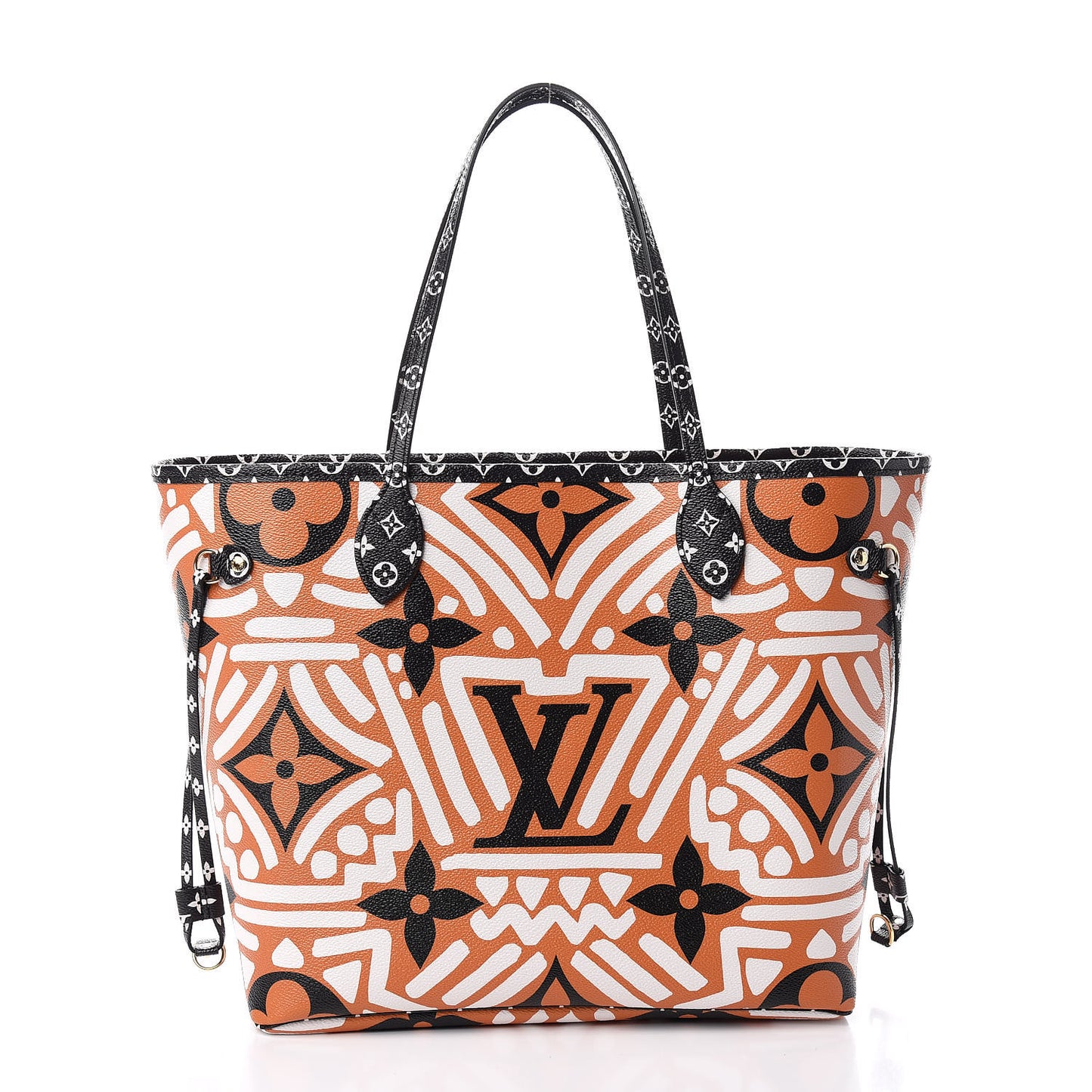 Monogram Giant Crafty Neverfull MM Creme Caramel
